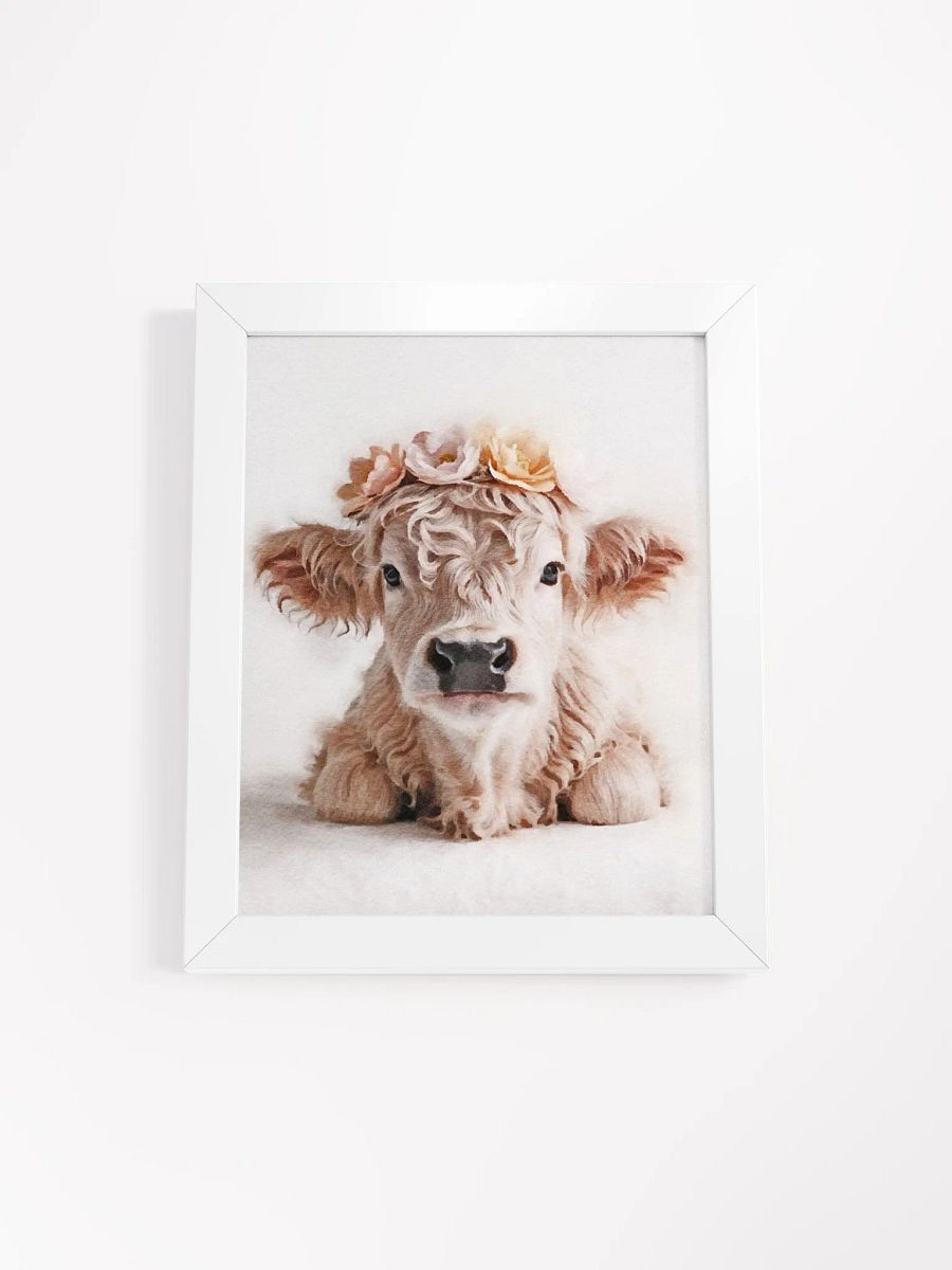 Floral Crowned Calf Matte Poster product image (14)