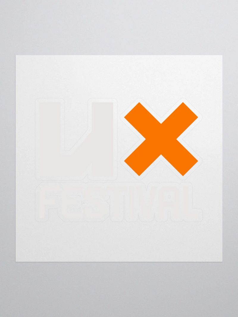 "UX FESTIVAL" Sticker