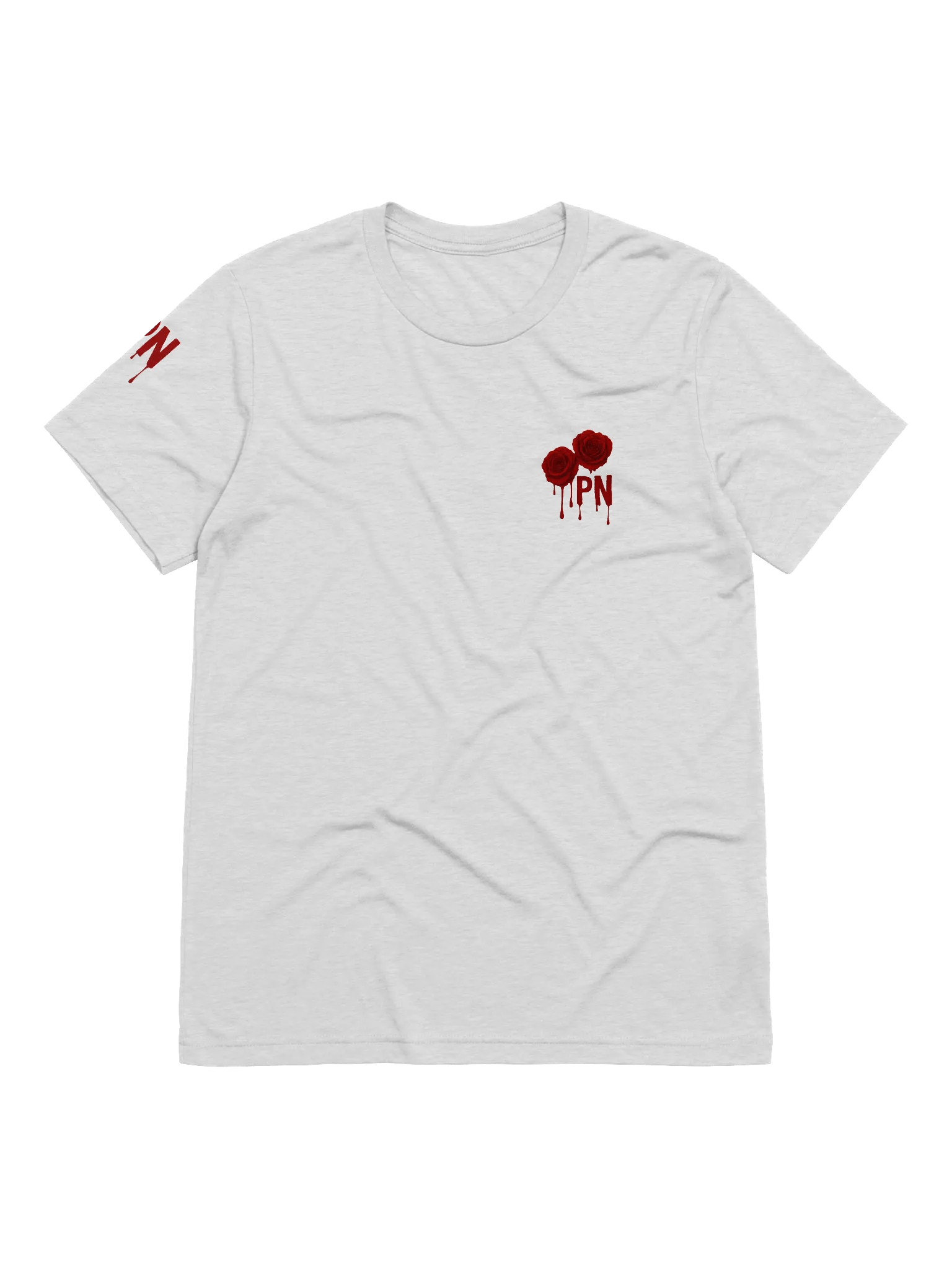 Pirates and Nerds Blood Rose Drip Short Sleeve Tee product image (3)