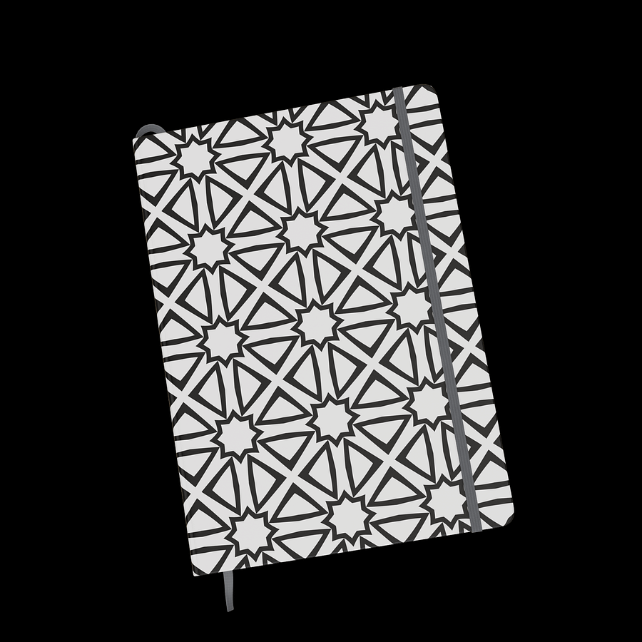Elegant Black and White Patterned Paper Pack - 16 Sheets, 12x12 inches, 300 DPI product image (6)