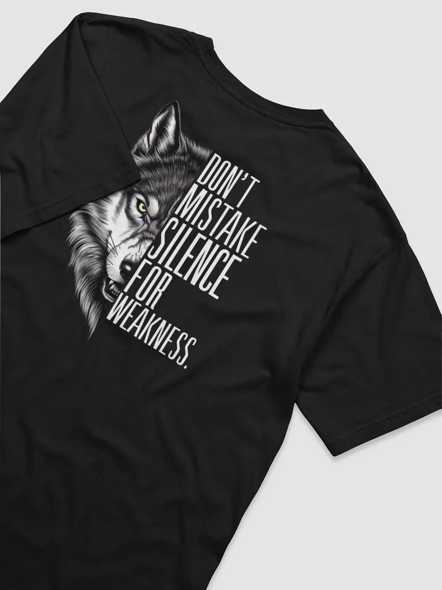 Ethereal Wolf Glitch Art T-Shirt product image (4)