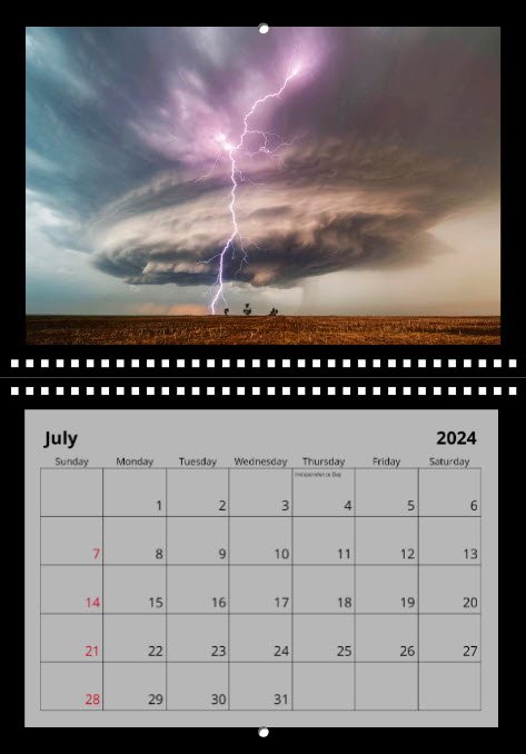 2024 Weather Calendar product image (9)