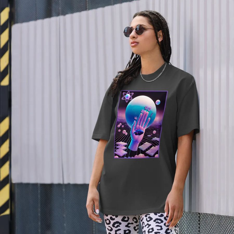 [Hand of Mysteries] Oversized T-Shirt product image (11)
