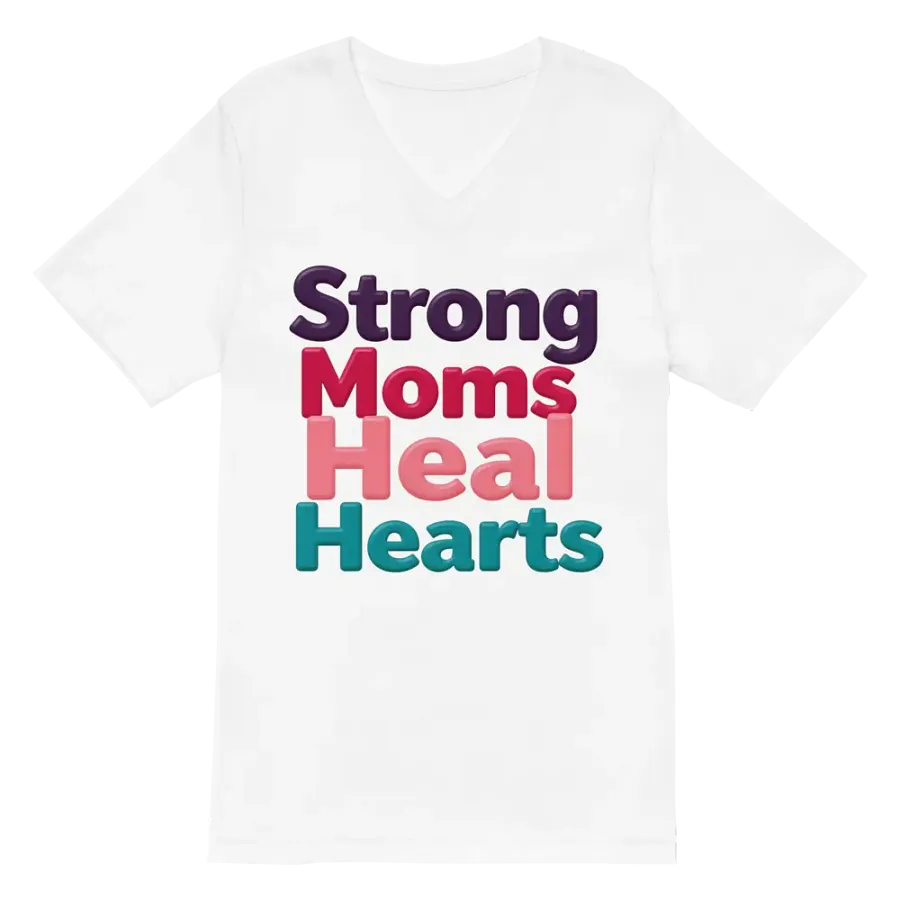 Empowerment of Motherhood V-Neck Tee product image (6)