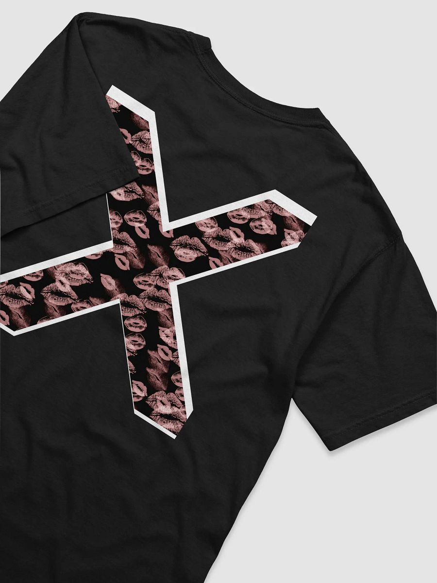 Black X Pink Lipstick Kisses Shirt product image (47)