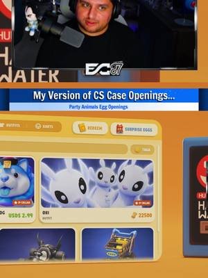 I'm not in CS, but these are my case opening addiction #partyanimals #caseopening #fyp #streamer #gamer 