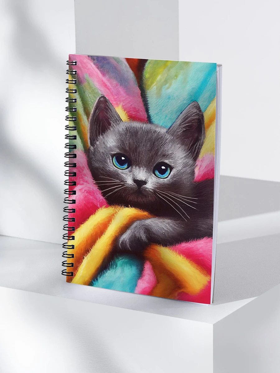 Dark Grey Kitten - Cute Cat Spiral Notebook product image (4)