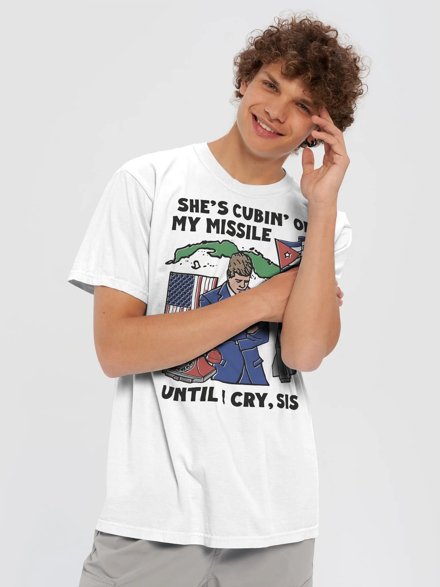 She's Cubin On My Missile Until I Cry Sis Shirt product image (6)