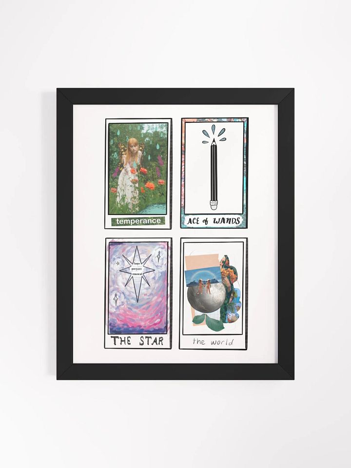 Inspiration Tarot Spread Framed Art Print product image (1)