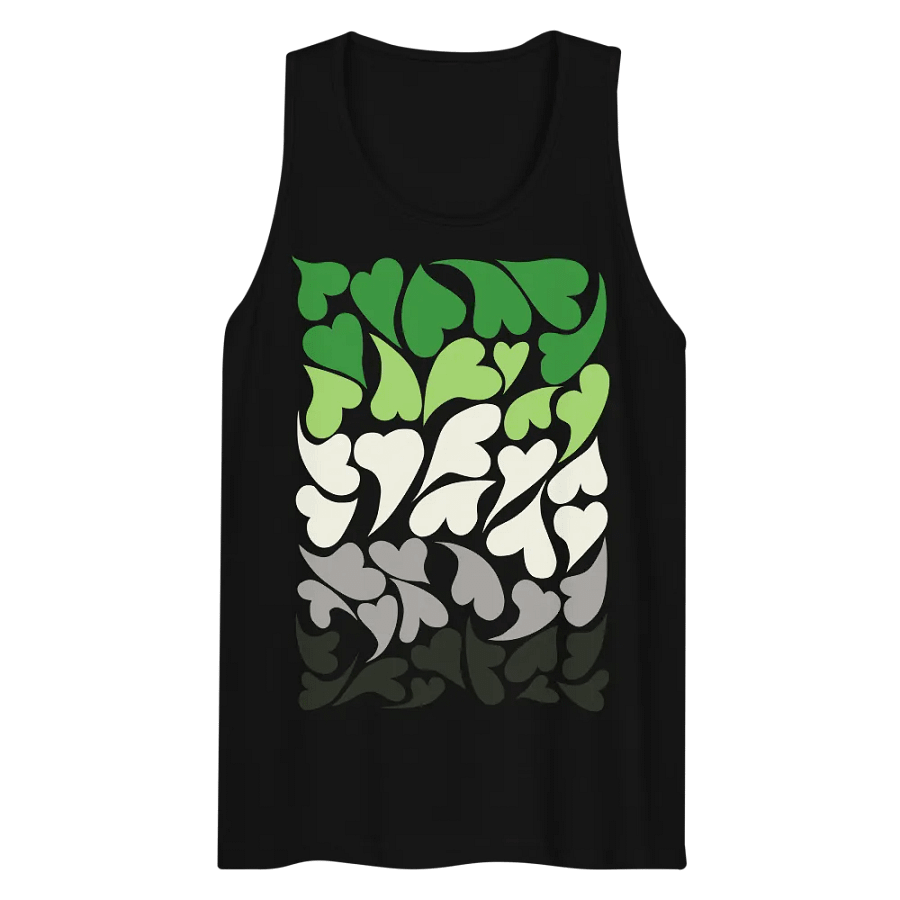 Nestled PRIDE Aromantic Tank Top product image (13)