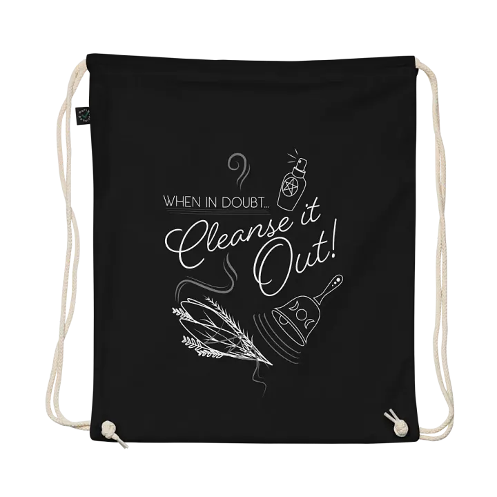 "Cleanse it out!" Drawstring bag product image (1)