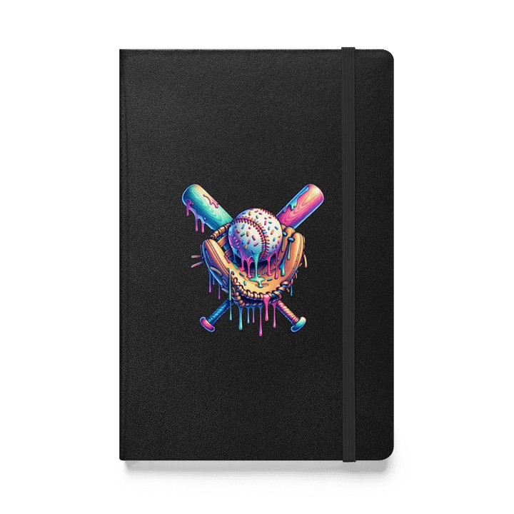 Ice Cream Sprinkles Baseball Melting Dreams Hardcover Journal product image (1)