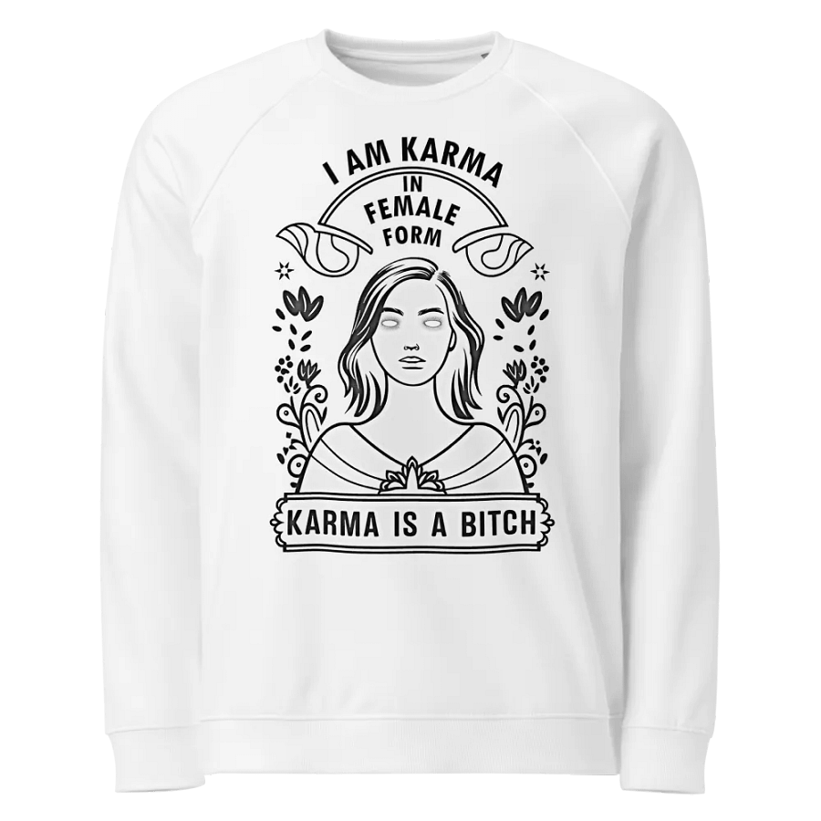 Karma's Gaze Unisex Organic Sweatshirt product image (1)