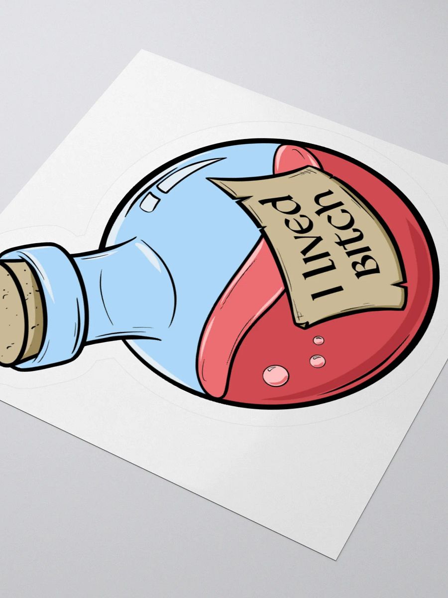 "I Lived B" - 3" Health Potion Sticker product image (3)