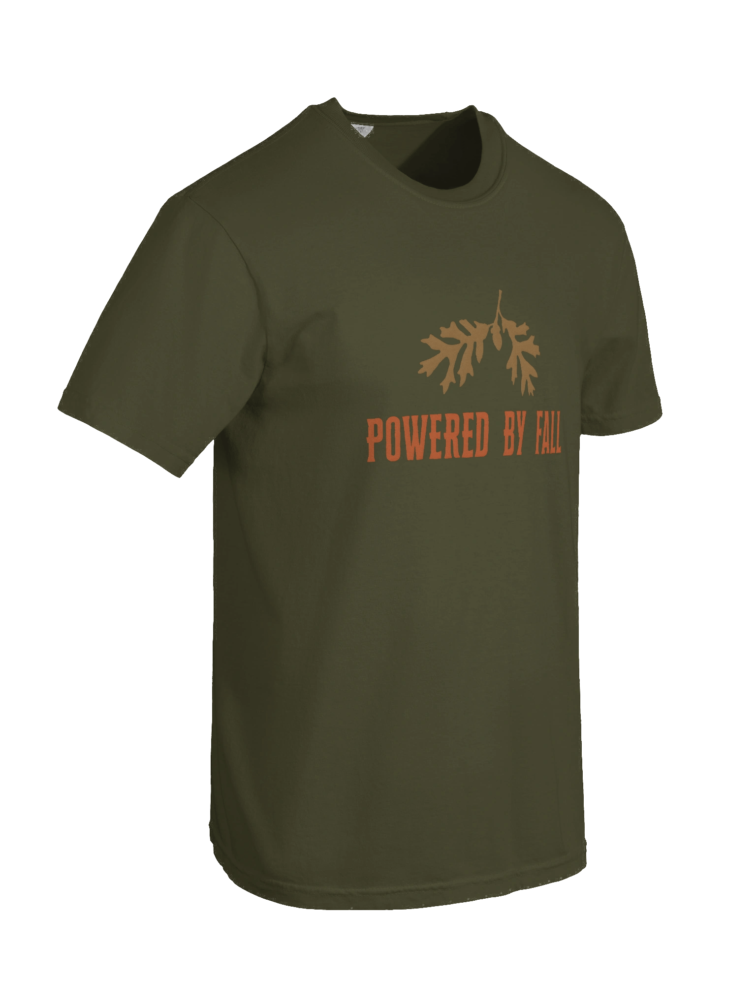 Powered by Fall T-Shirt – Cozy Autumn Graphic Tee for Pumpkin Spice Lovers product image (70)