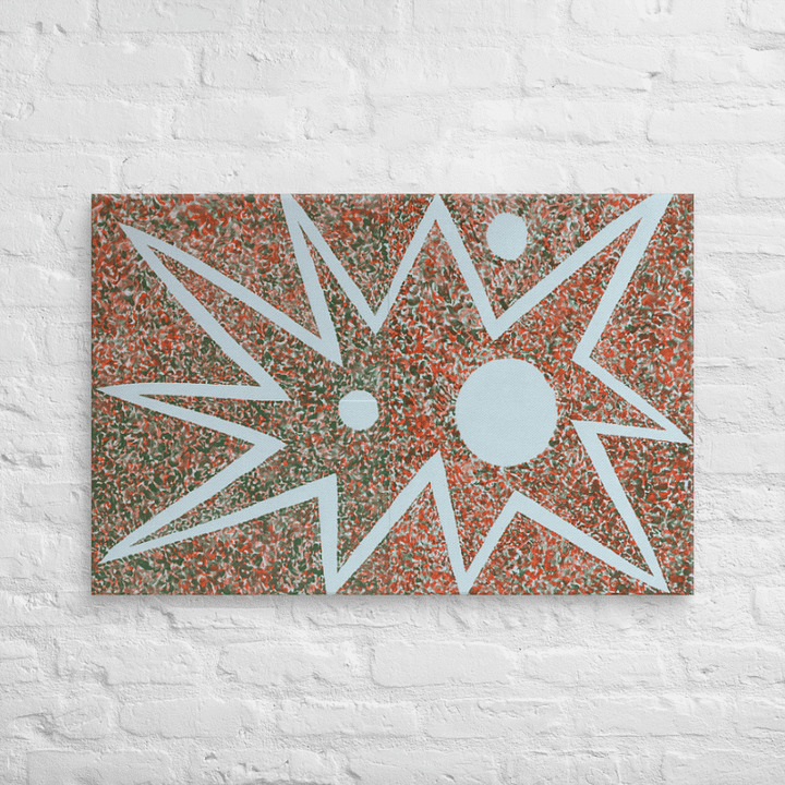 Orange/Green Green/Orange on Canvas (24" x 36") product image (2)