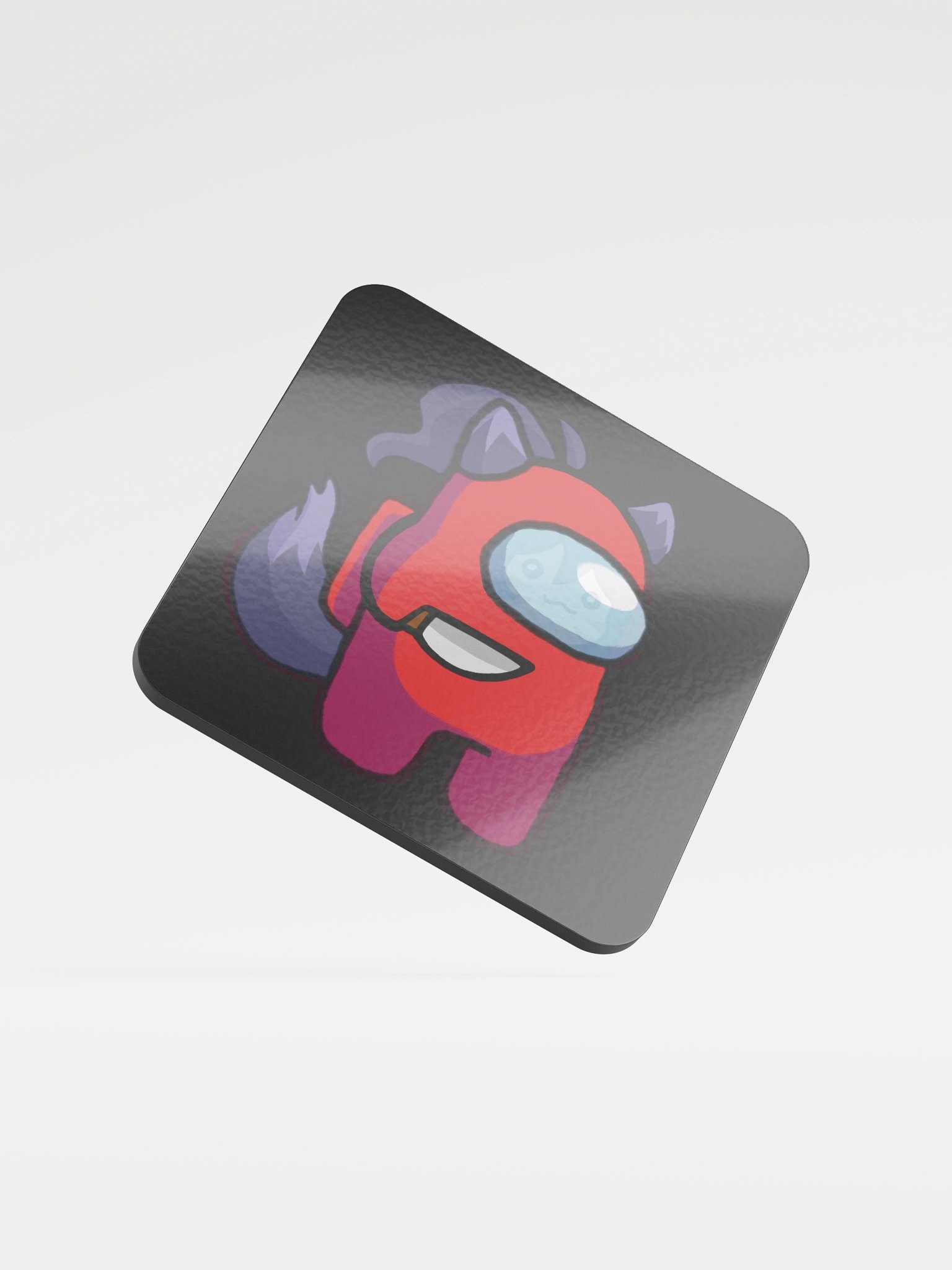 Glossed Cork Coaster | Knife product image (1)