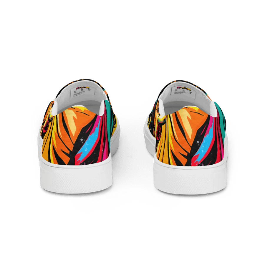 Thumbs Up Pop art J-dog Men's Slip-On Canvas Shoes product image (4)