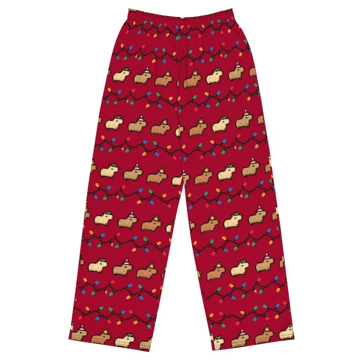 Capy Holidays Pajama Bottoms product image (1)