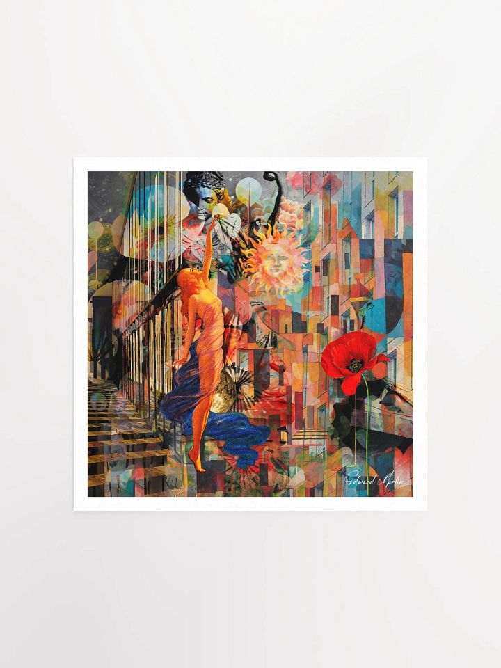 'Unlimited' by Edward Martin-Surreal Sunburst Poster product image (3)