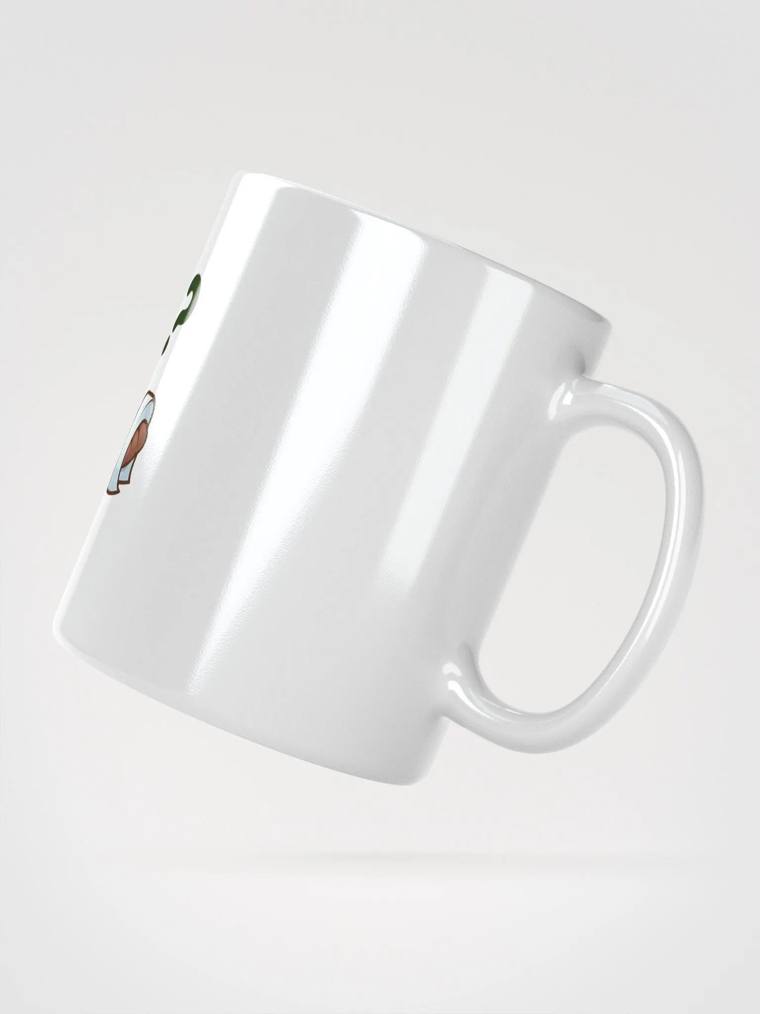 Wipe (Bear) White Glossy Mug product image (4)