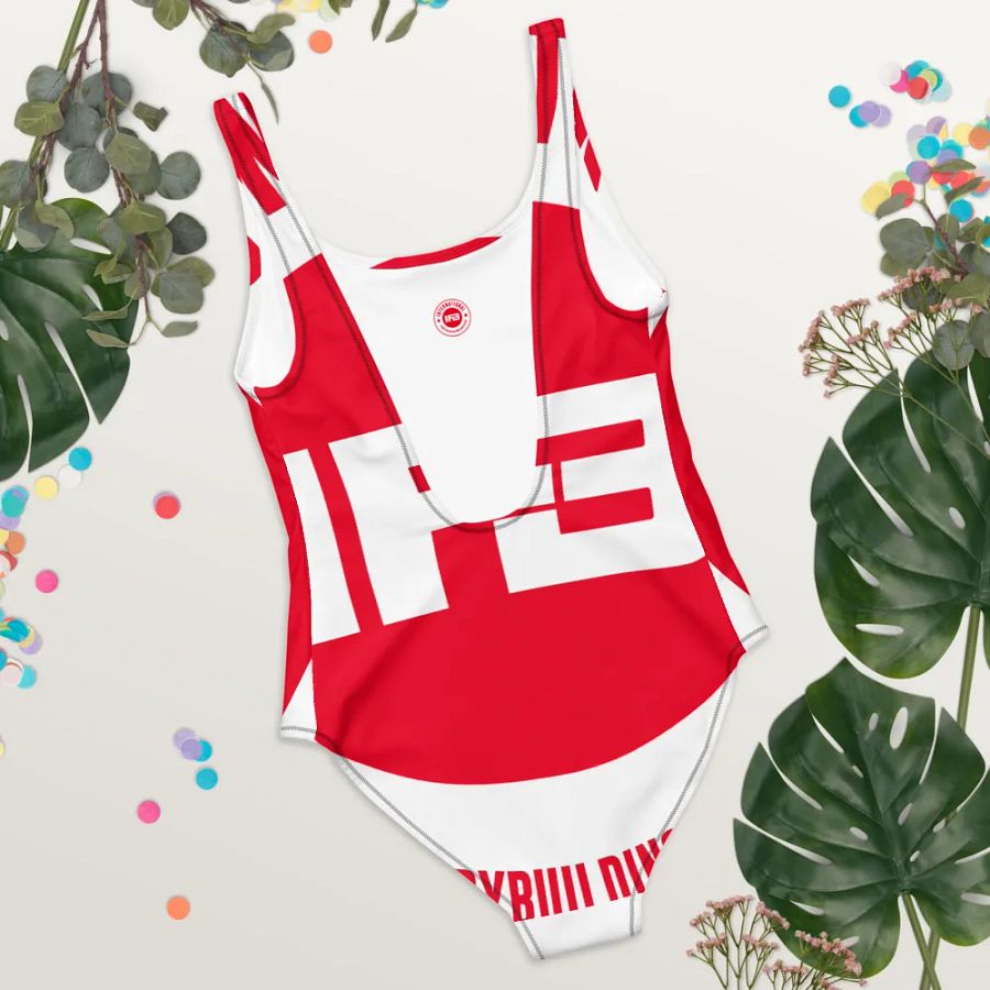IFBNewsfeed.Org's All-Over Print One-Piece Swimsuit product image (4)