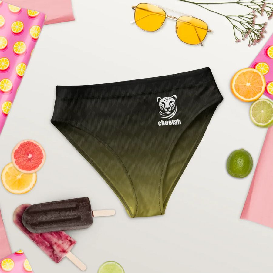 yellow wave athletic bikini bottoms product image (11)