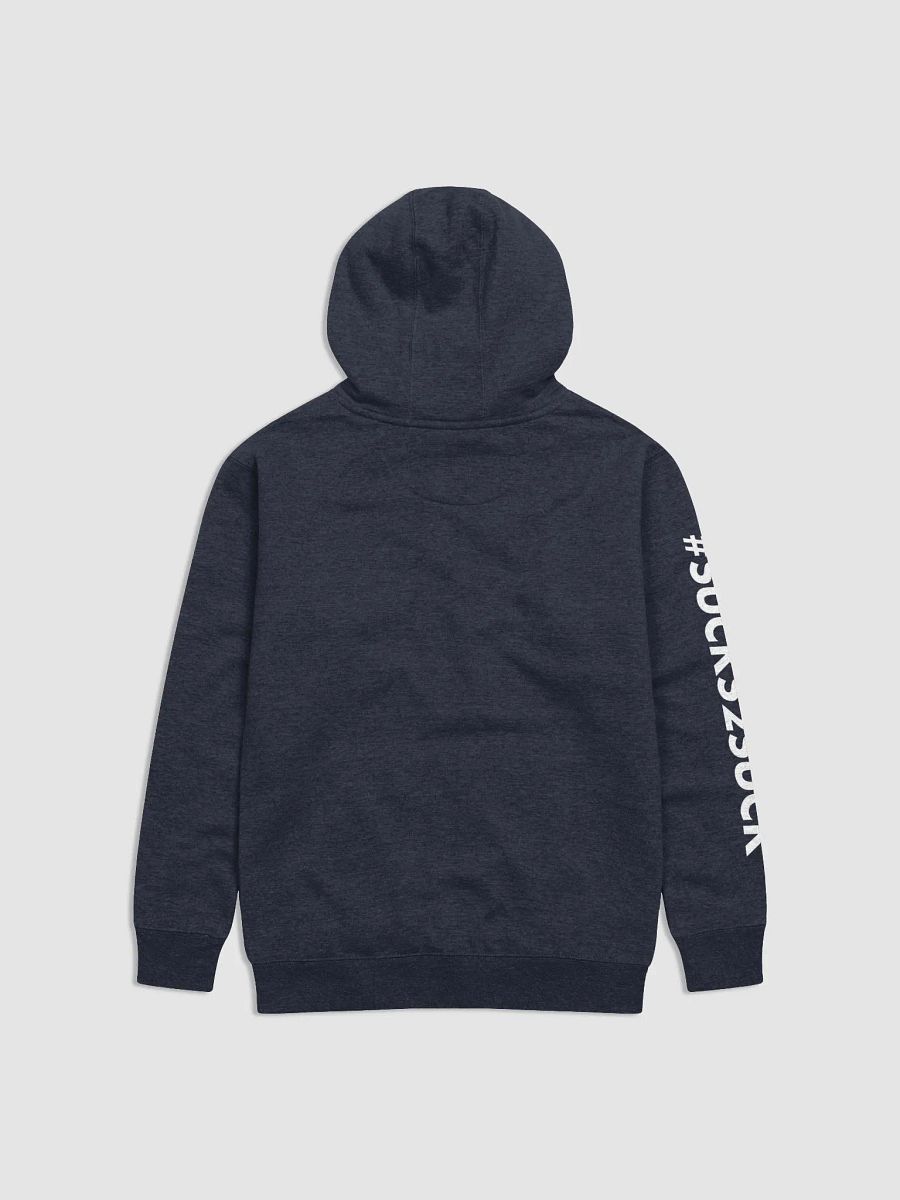 #Sucks2Suck Unisex Hoodie (Navy/White) product image (2)