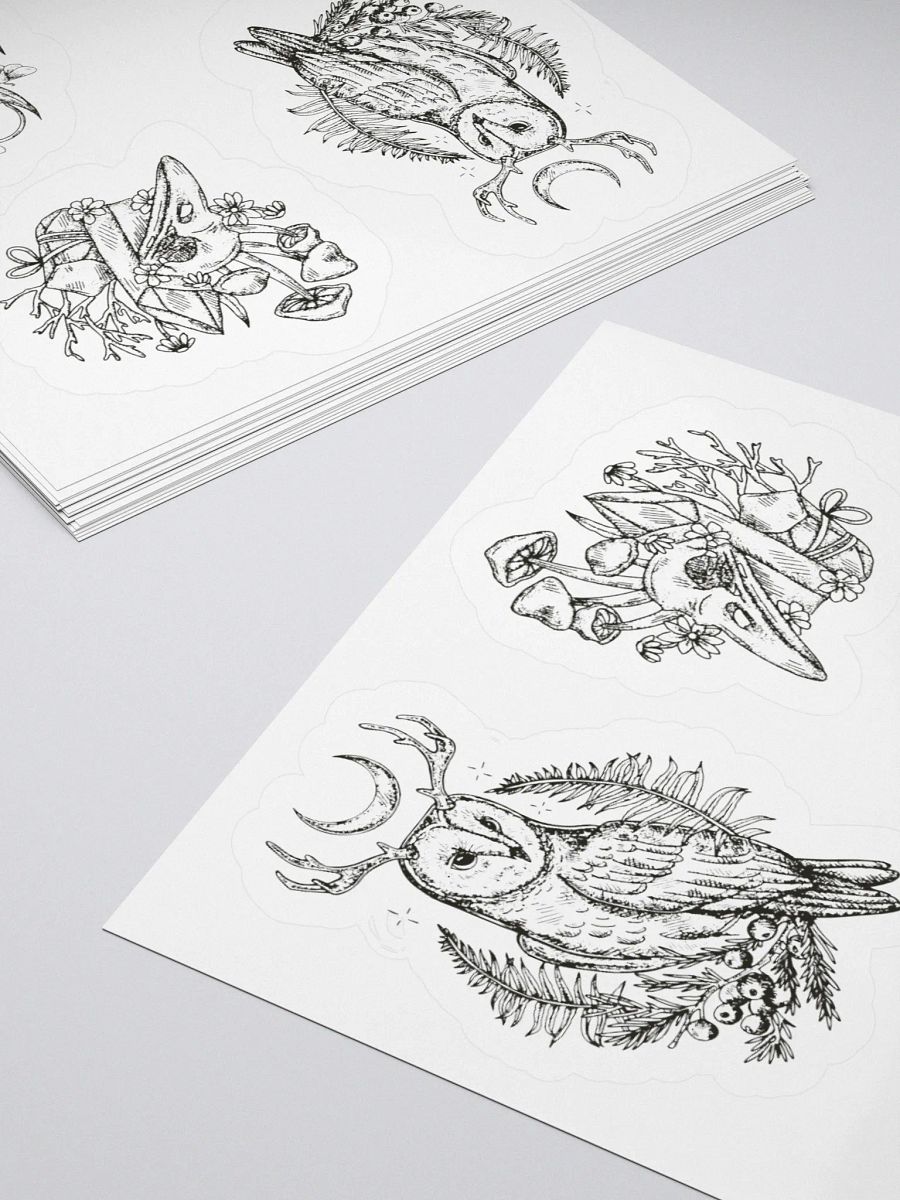“Forest Familiar” – Sticker Sheet product image (11)