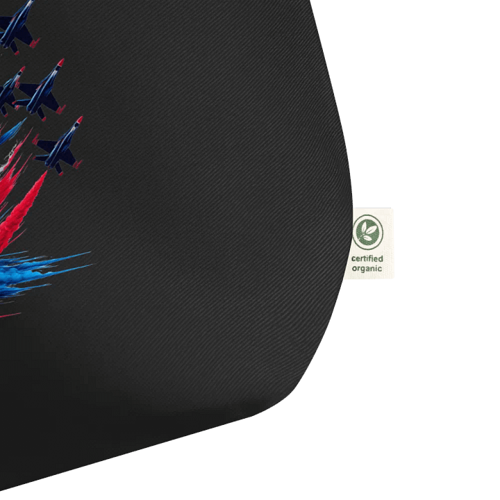 Patriotic Swirl Organic Tote product image (3)