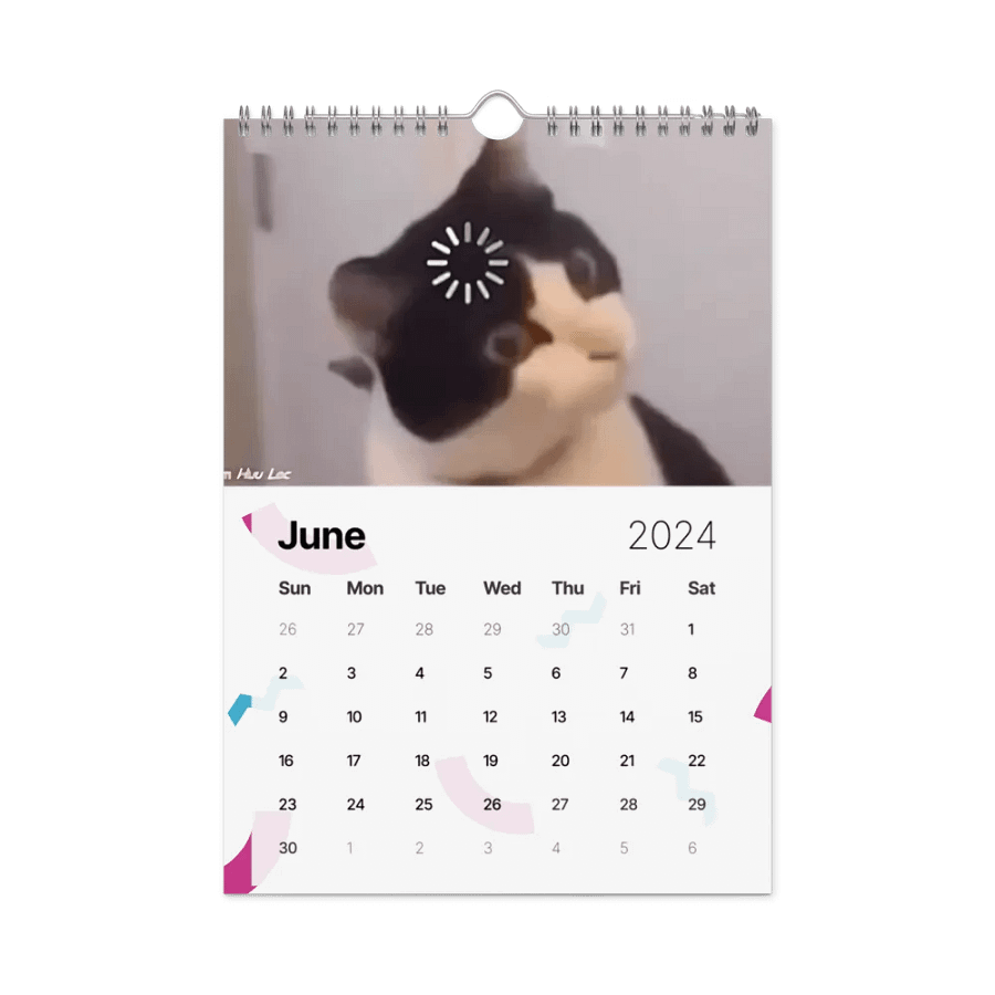 Wall Calendar (2024): Meme Cats product image (12)