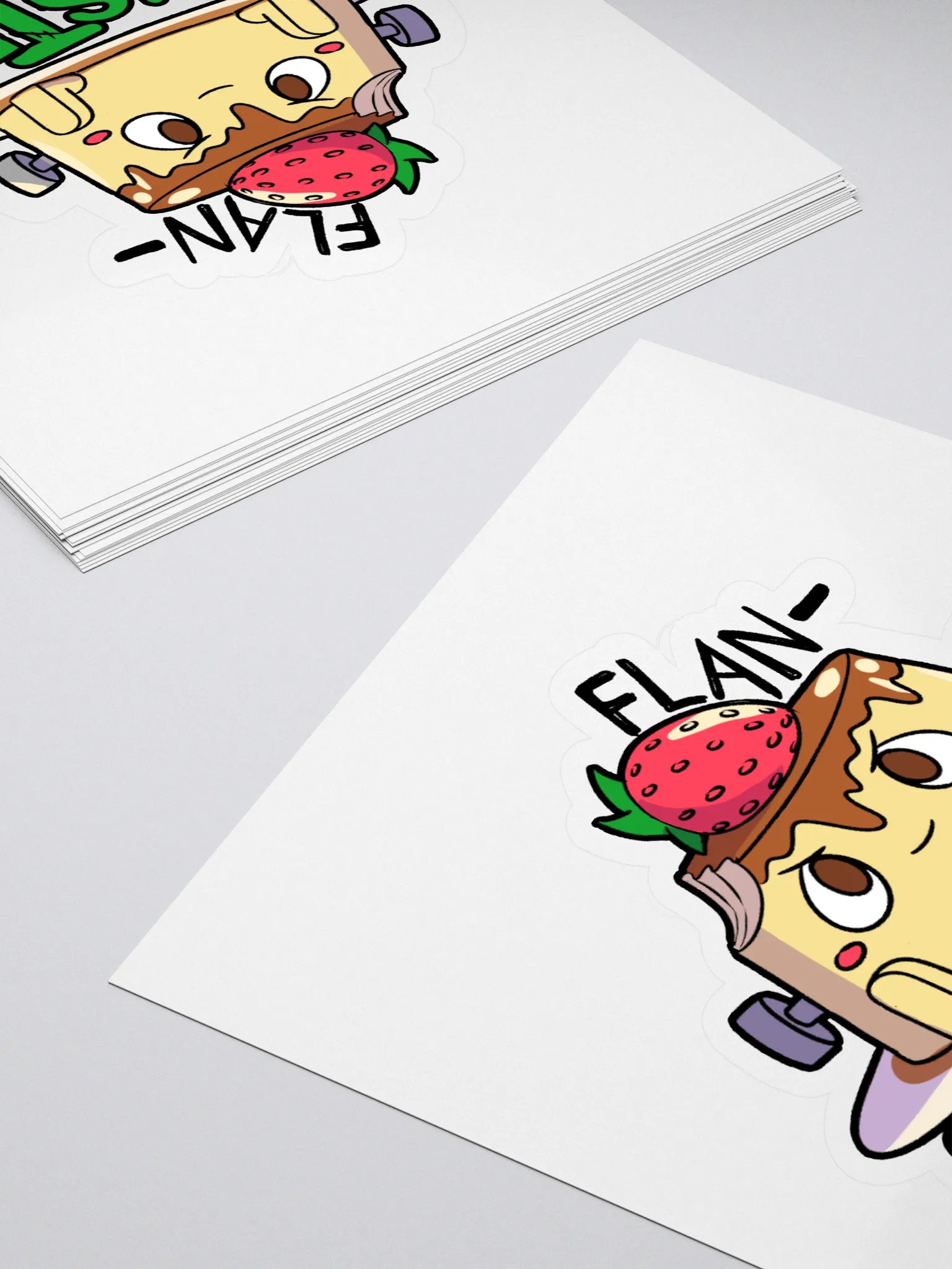 Flan-kenstein Sticker product image (4)