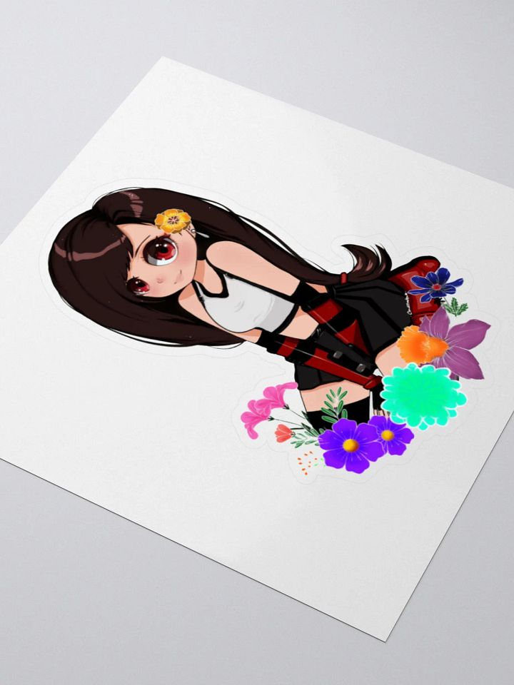 Flower girl Tifa Sticker product image (2)