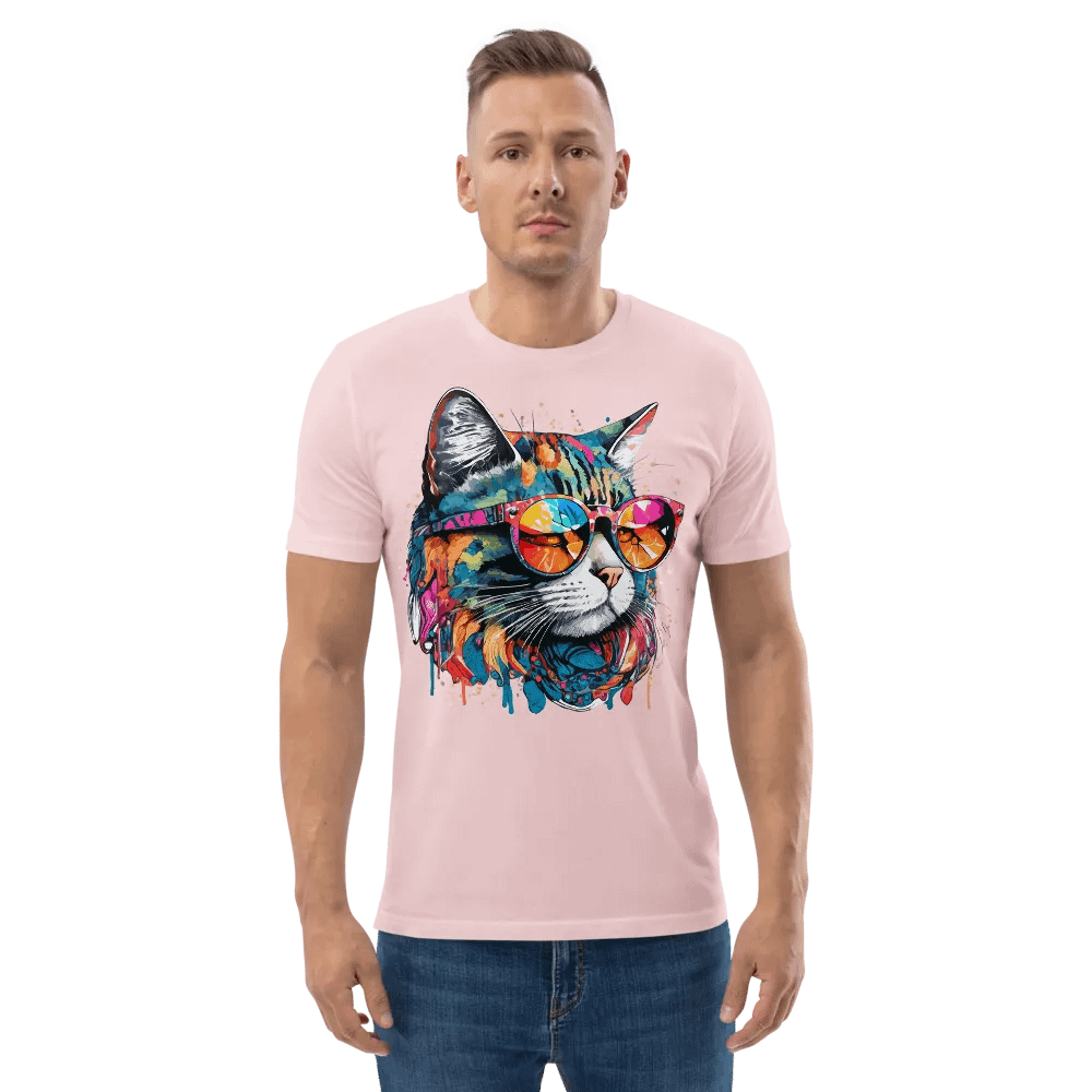 Colorsplash Hippie Katze 8 , Shirt product image (2)