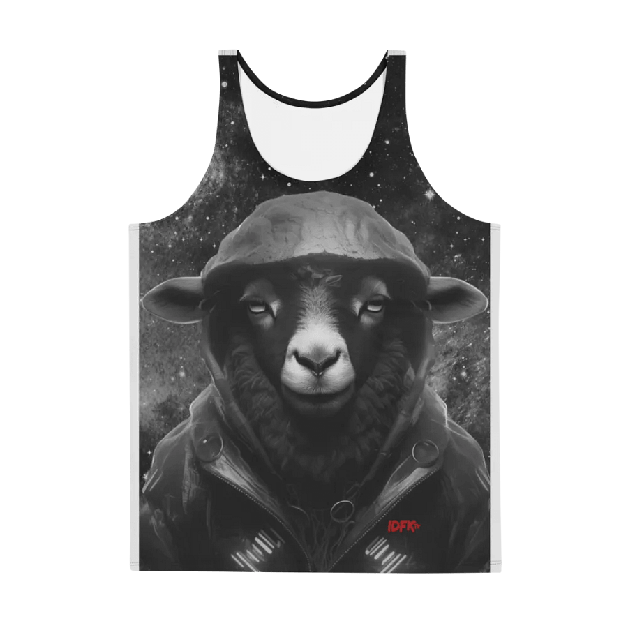 IDFKtv Black Sheep Full B/W Tank Top product image (3)