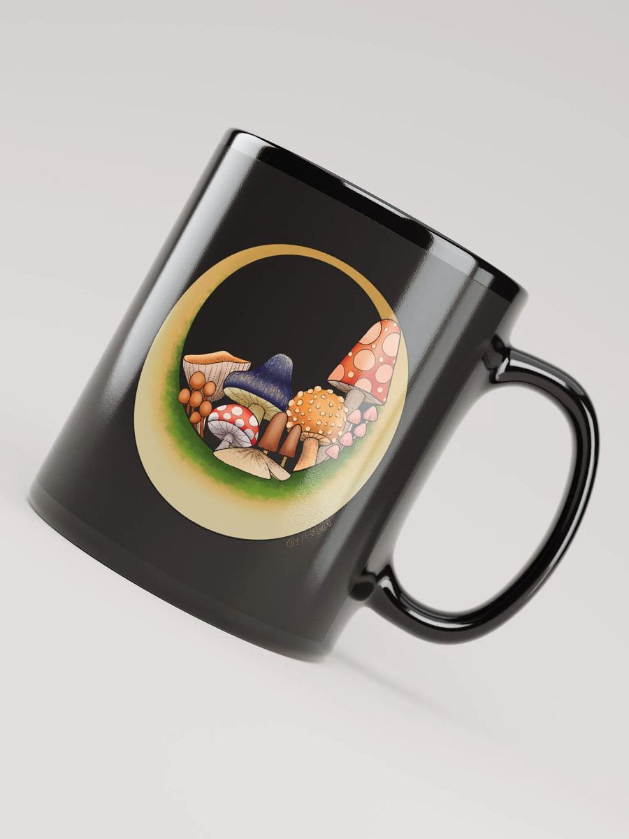 Moonie Shrooms Black Coffee Mug product image (7)