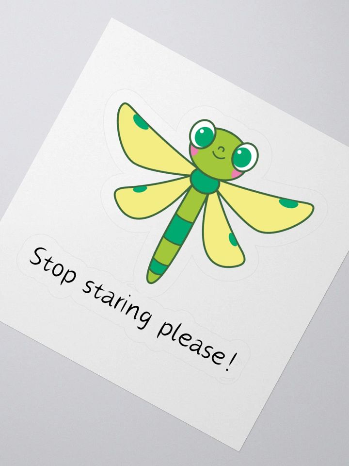 Whimsical Dragonfly Kiss-Cut Sticker 011 product image (1)