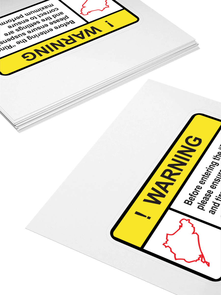 The Ring Warning Sticker product image (4)