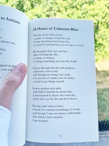 The perfect day for a human design Manifestor- expressed in a poem… 
A small piece of “Blueprints of the Soul” - a Human Desi...