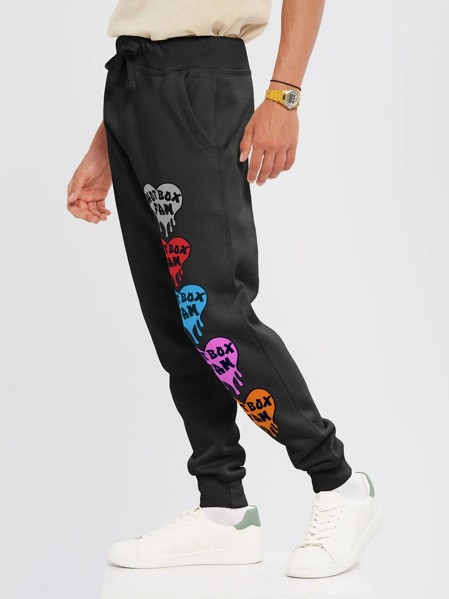 UNISEX HOT BOX FAM SOLID LOGO SWEAT PANTS product image (27)