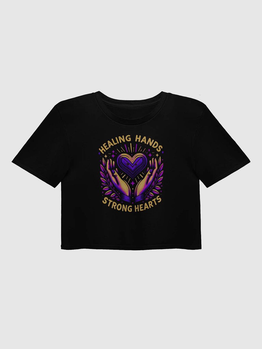strong hearts ,healing hands crop top product image (6)
