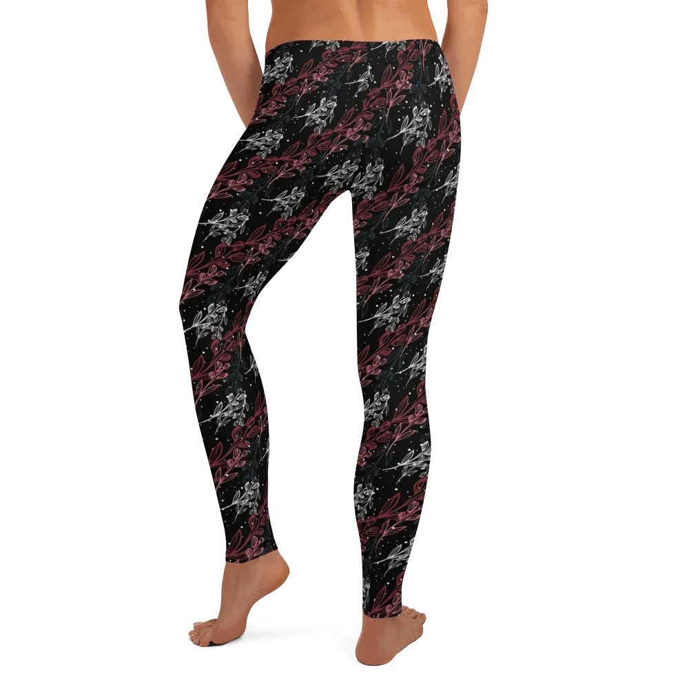 Black All-Over Print Leggings product image (9)