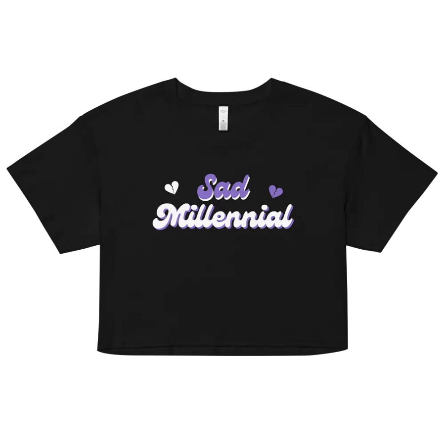 Sad Millennial Crop Top product image (2)