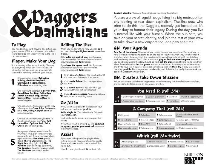 Daggers & Dalmatians (PDF) product image (2)