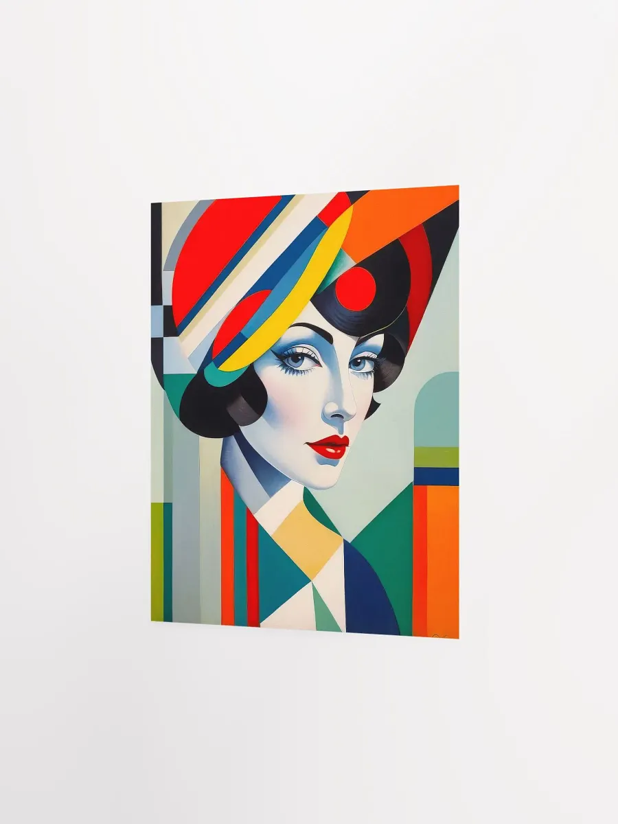 Vibrant Lucy - Flapper Girl - Poster - Small and Standard Sizes - 8x10-11x14-12x16-16x20 Inches product image (6)