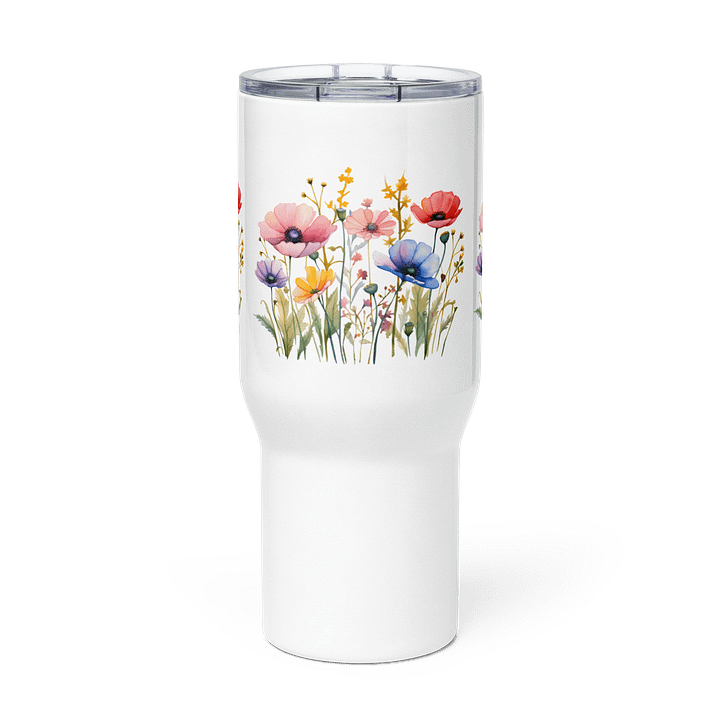 Floral Watercolor Travel Mug product image (3)