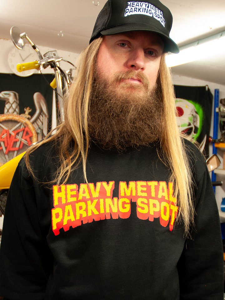 Bold Logo - Yellow on Black Sweatshirt product image (1)