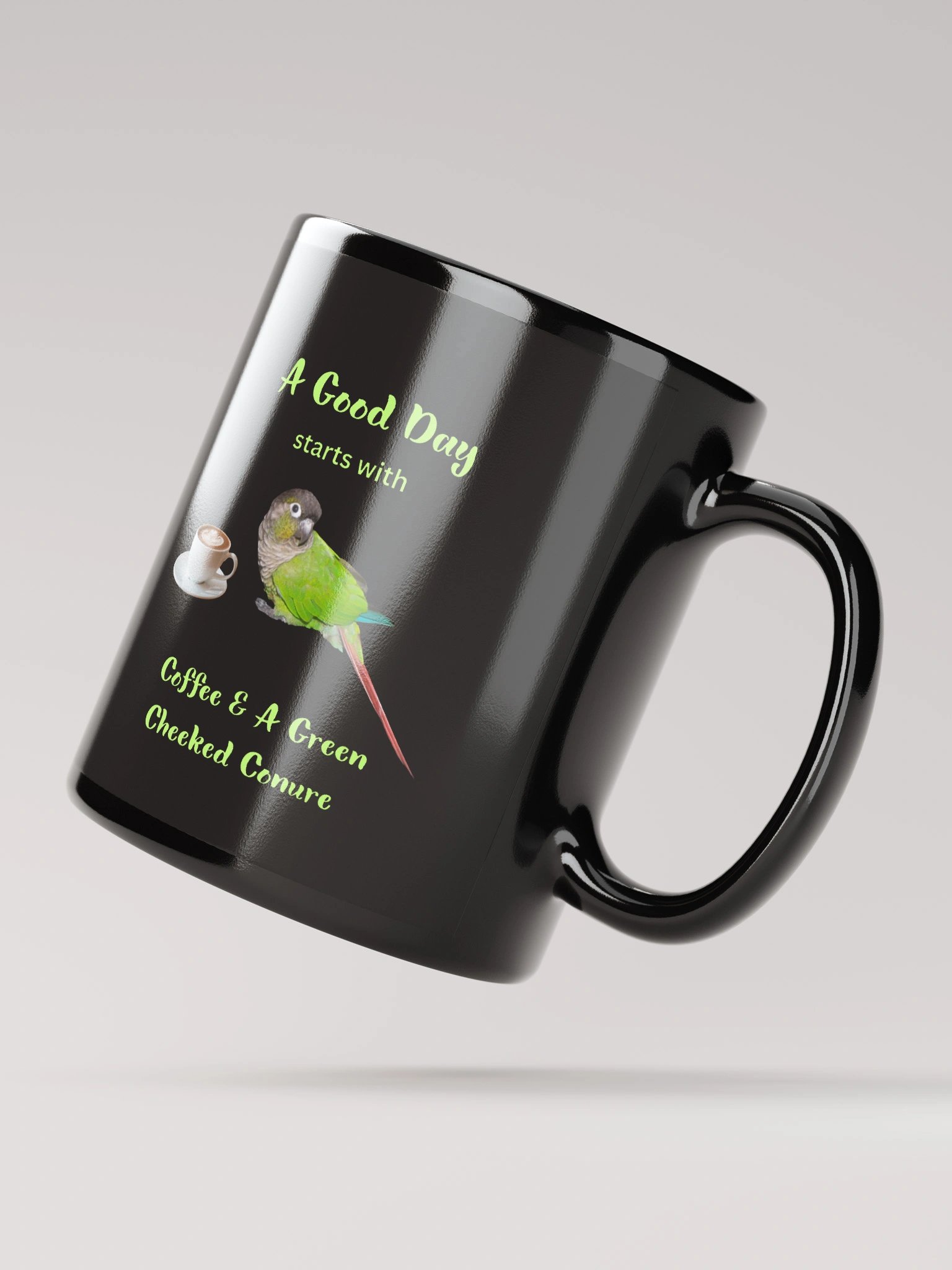 Green Cheeked Conure Coffee Mug product image (2)