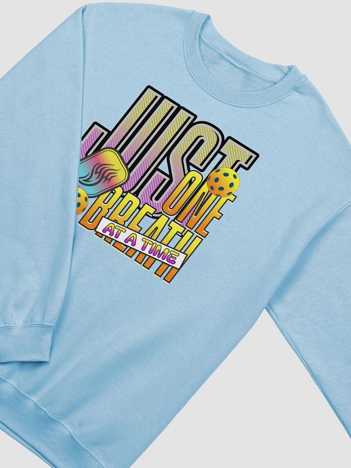 Just Breath At A Time Pickleball Sporty Crewneck product image (6)