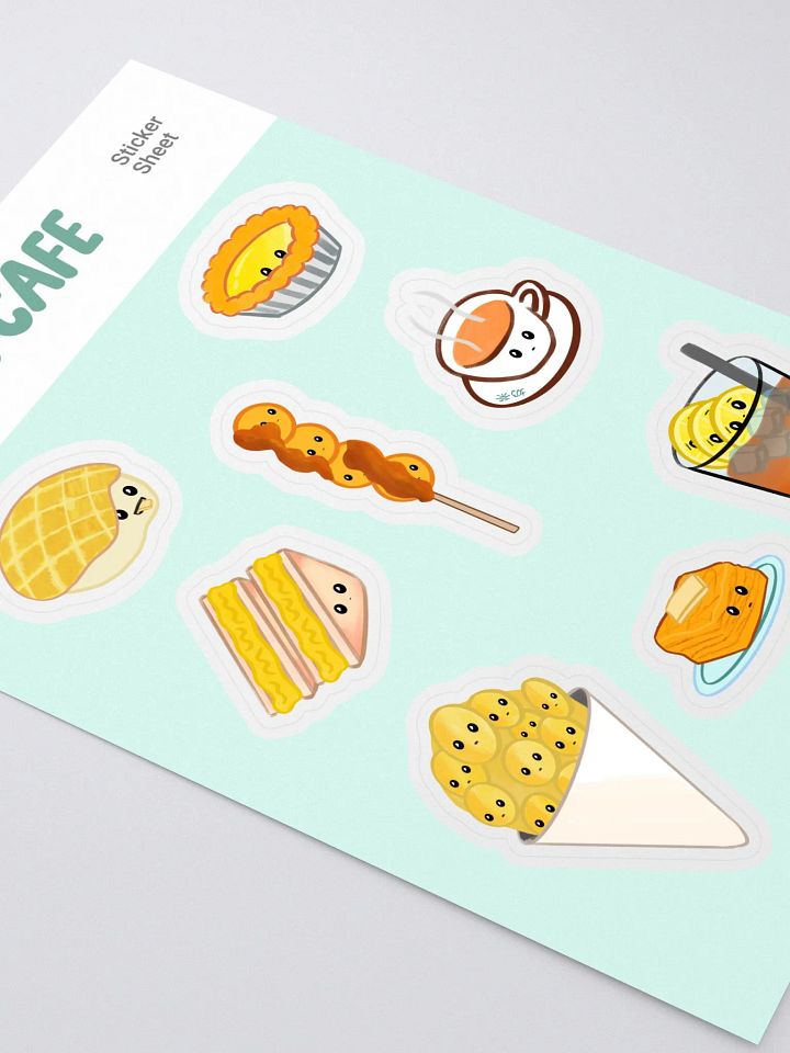Hong Kong (HK) Cafe - Sticker Sheet product image (2)